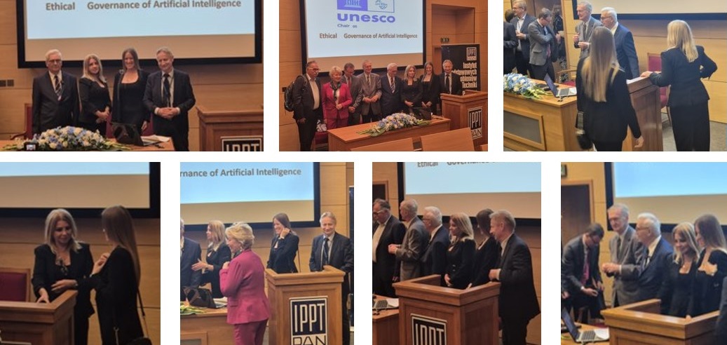 Goście inauguracji Katedry UNESCO w IPPT PAN
